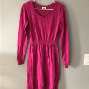 Pink Long Sleeve Dress